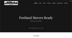 Desktop Screenshot of portlandmoversready.com
